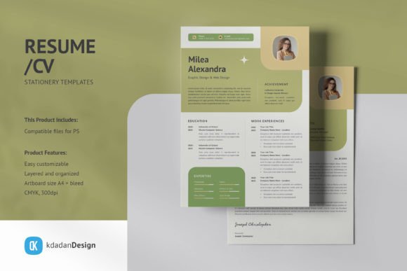 Elevate Your Career with Resume CV PSD Design Templates Vol 181