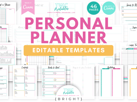 Master Your Schedule with Editable Canva Planner Templates