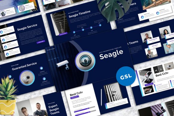 Seagle - CCTV Googleslide Templates: A Professional Edge