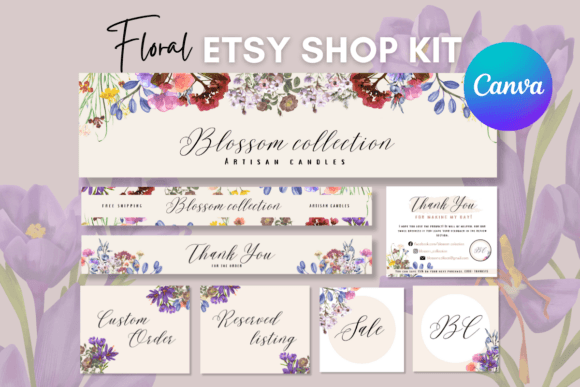 Transform Your Storefront: A Deep Dive into the Floral Etsy Shop Templates Kit